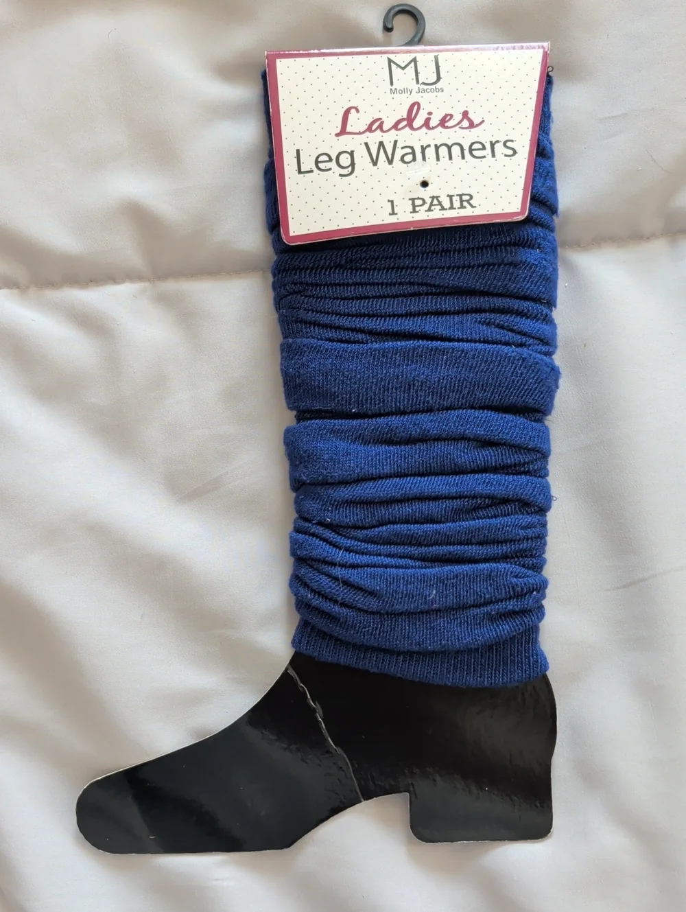 Women's Navy Leg Warmers - 1 Pair